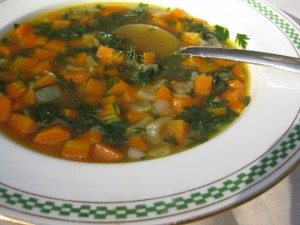 Carrot Green Soup