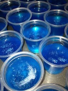 Blue Curaçao Vodka Mixed Shot-Drink