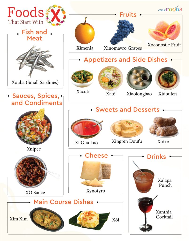 Foods That Start With X