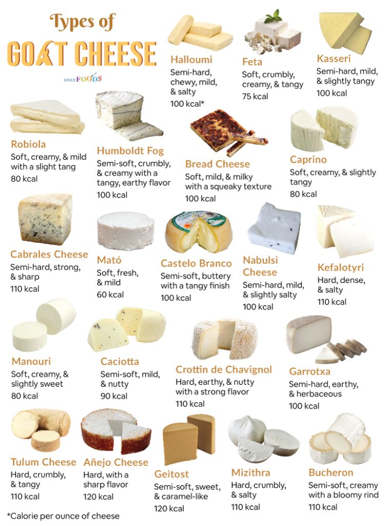 Types of Goat Cheese
